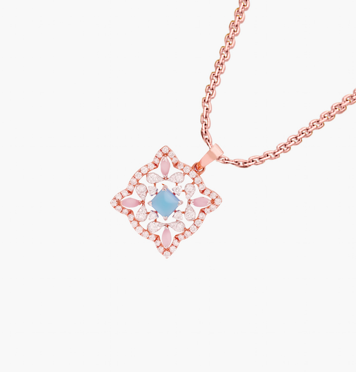 The Floral Frame Pendant